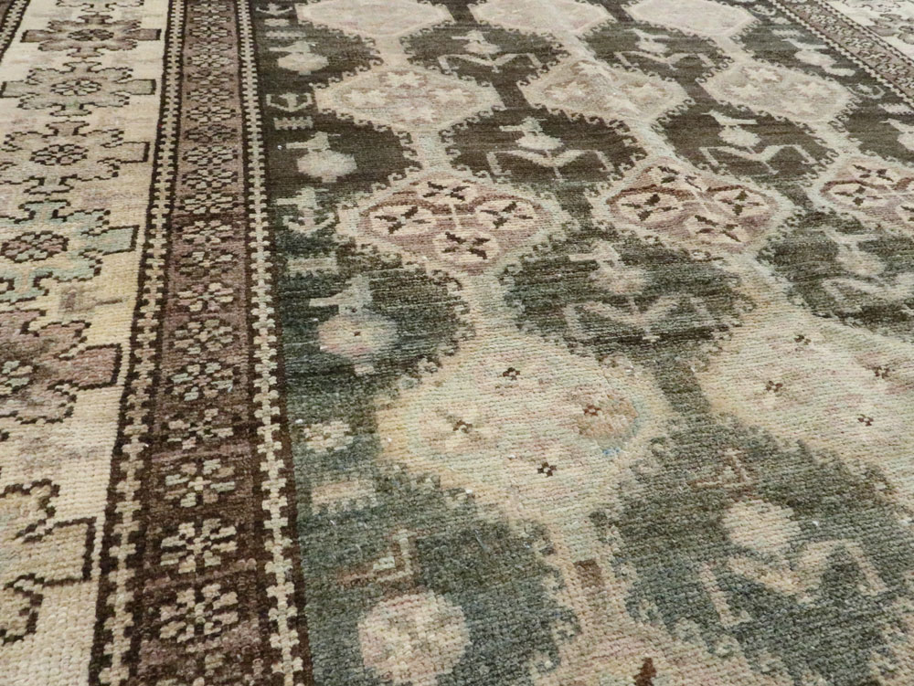 Vintage Persian Kurd Gallery Carpet, No.27418 - Gsblank