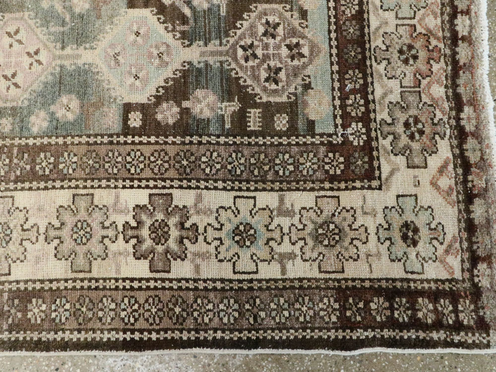 Vintage Persian Kurd Gallery Carpet, No.27418 - Gsblank