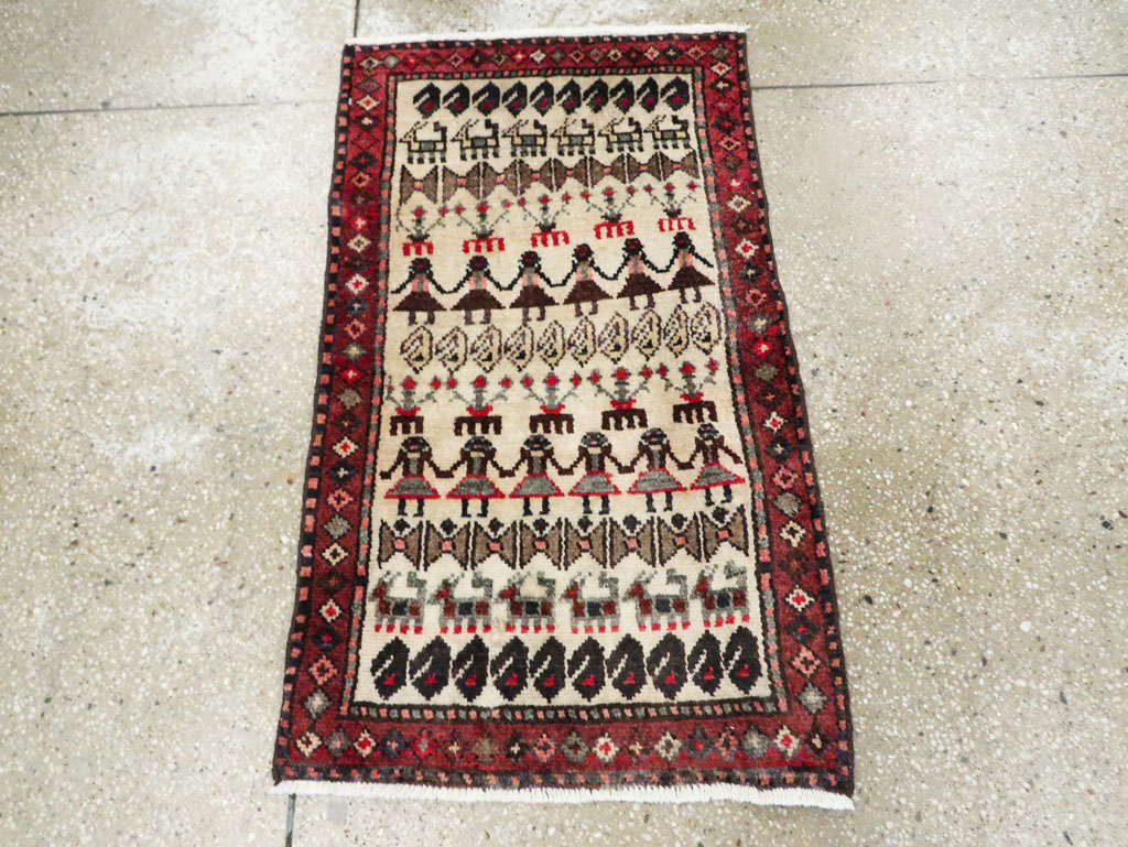 Vintage Persian Baluch Rug, No.27419 - Gsblank
