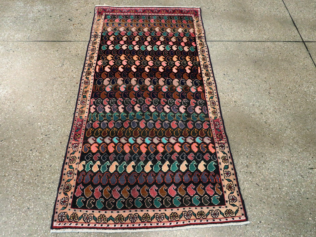 Vintage Persian Hamadan Rug, No.27425 - Gsblank