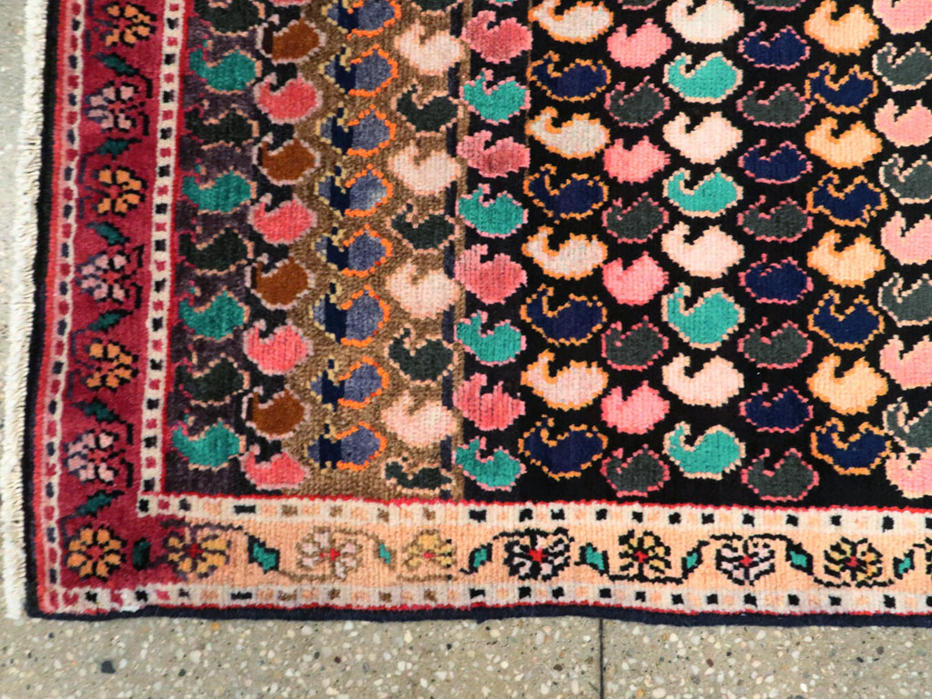 Vintage Persian Hamadan Rug, No.27425 - Gsblank