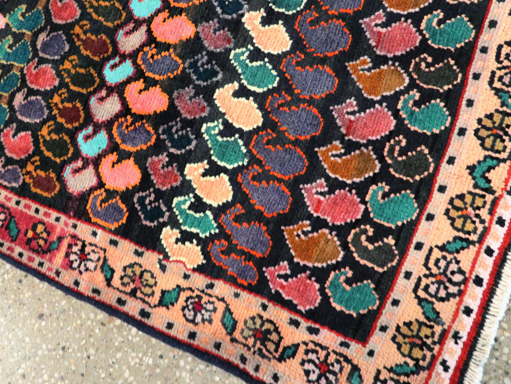 Vintage Persian Hamadan Rug, No.27425 - Gsblank