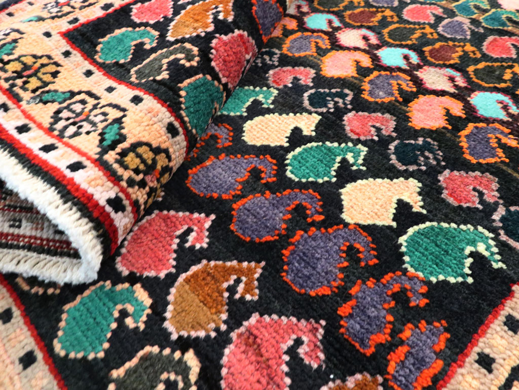 Vintage Persian Hamadan Rug, No.27425 - Gsblank