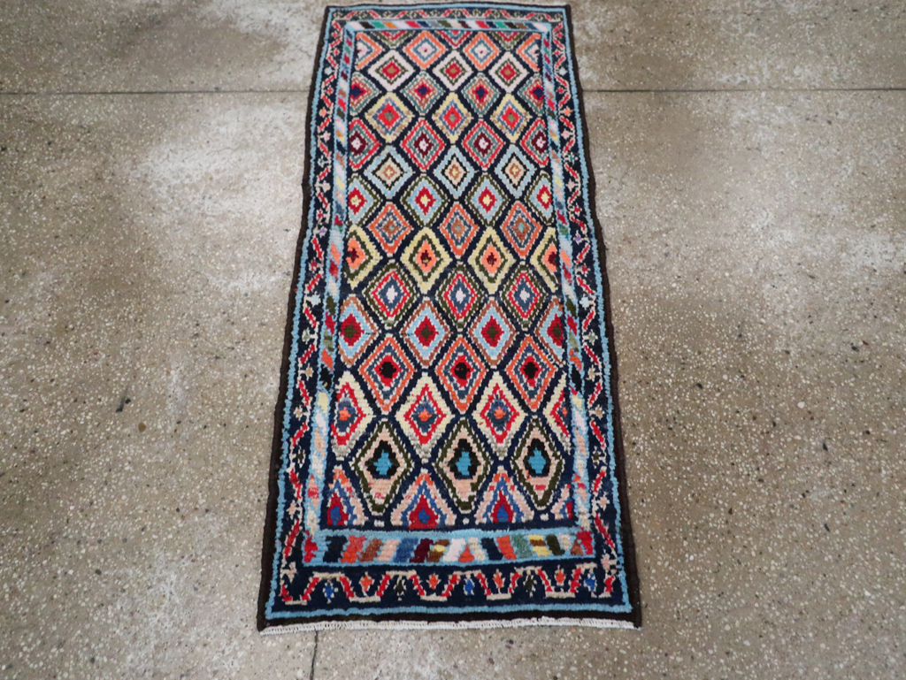 Vintage Persian Hamadan Rug, No.27426 - Gsblank