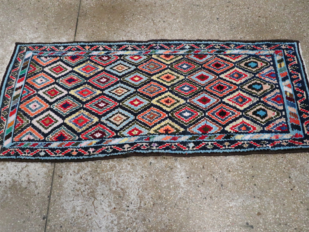 Vintage Persian Hamadan Rug, No.27426 - Gsblank