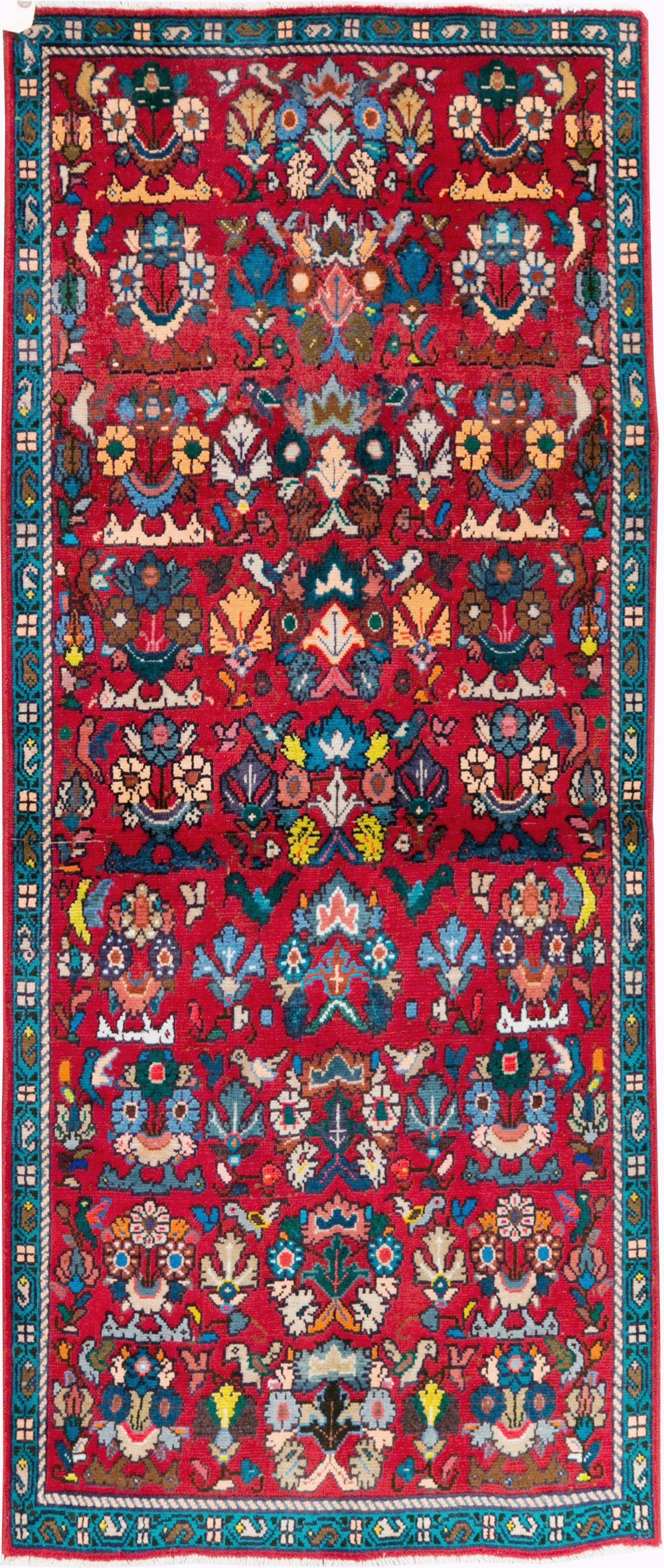 Vintage Persian Mahal Rug, No.27430 - Gsblank