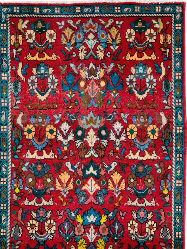Vintage Persian Mahal Rug, No.27430 - Gsblank