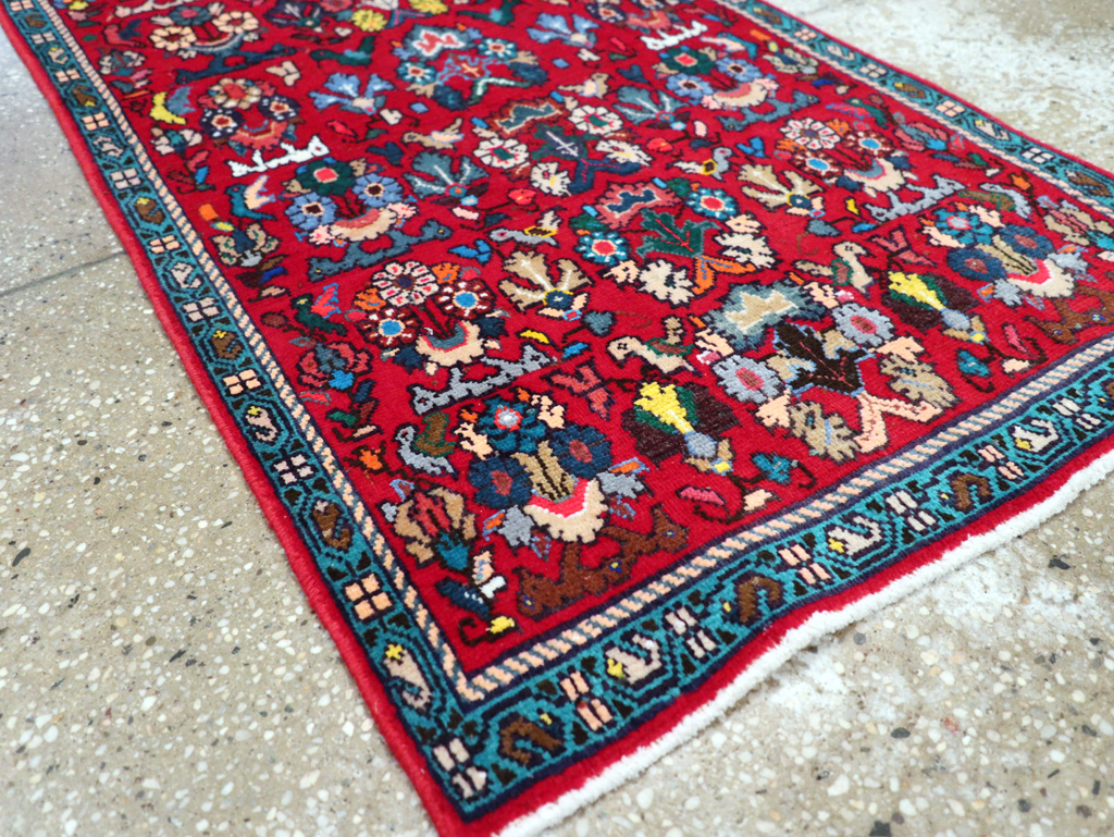 Vintage Persian Mahal Rug, No.27430 - Gsblank