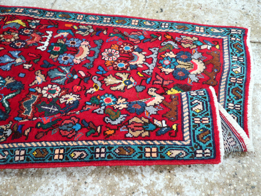 Vintage Persian Mahal Rug, No.27430 - Gsblank