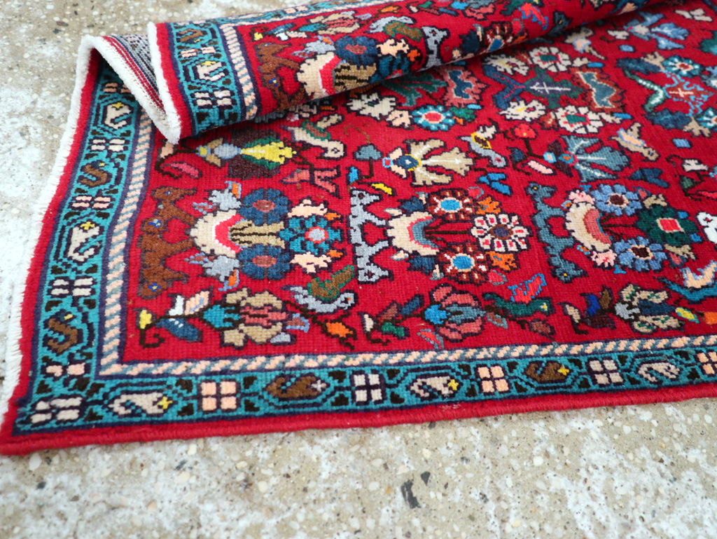 Vintage Persian Mahal Rug, No.27430 - Gsblank