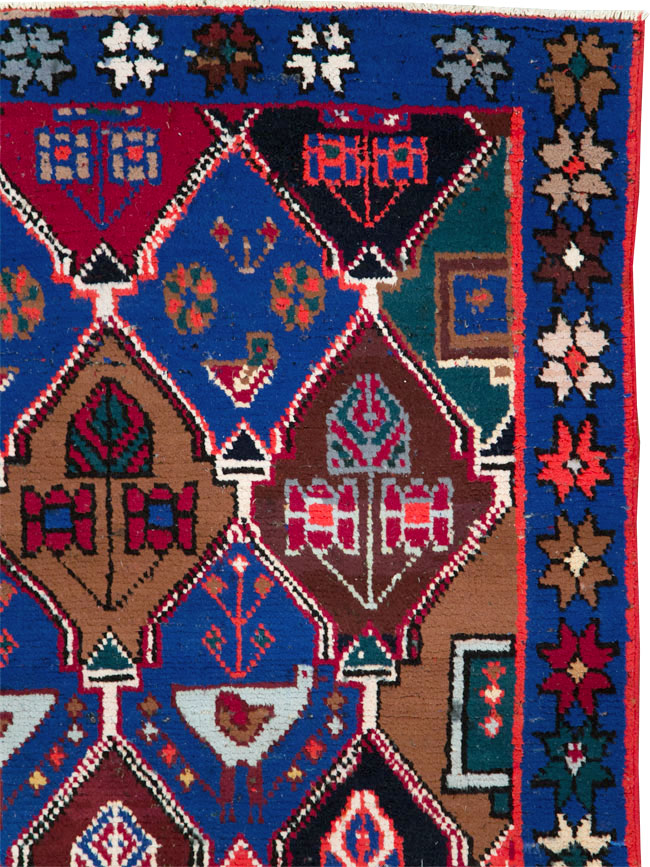 Vintage Persian Hamadan Rug, No.27436 - Gsblank