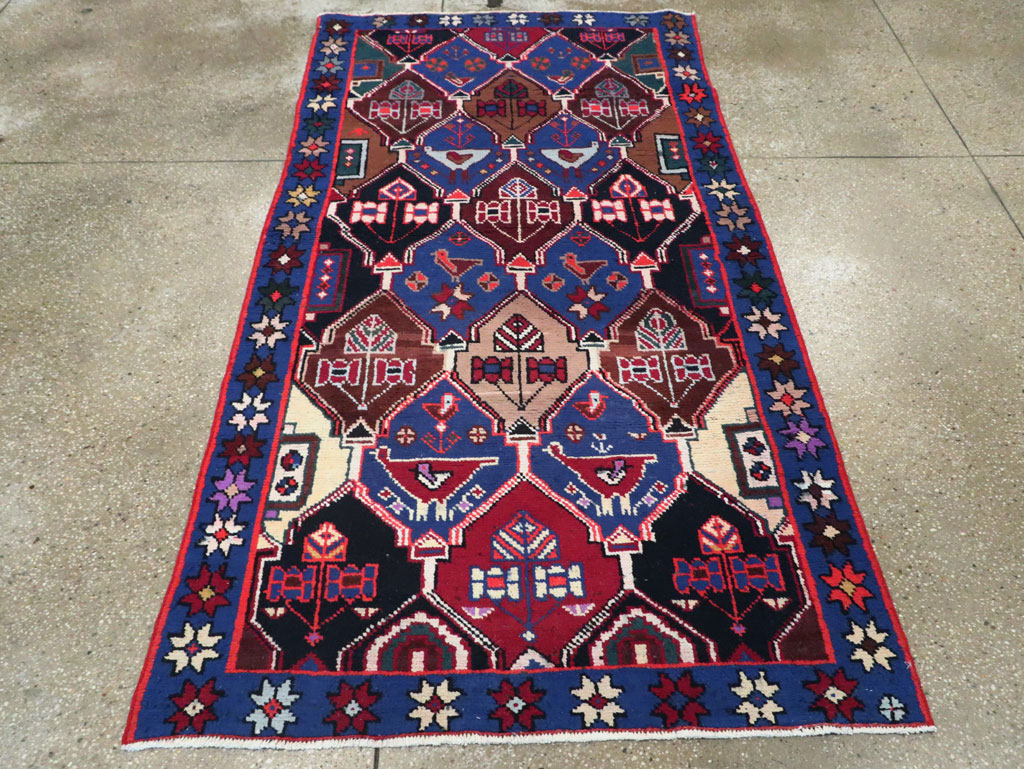 Vintage Persian Hamadan Rug, No.27436 - Gsblank