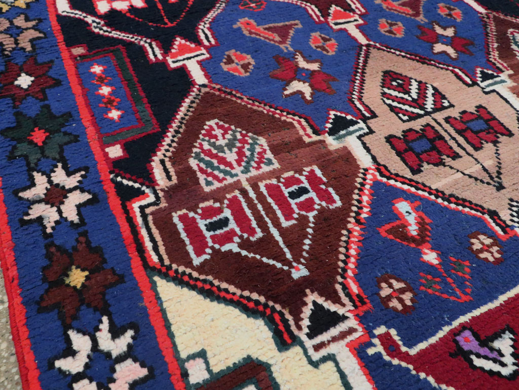 Vintage Persian Hamadan Rug, No.27436 - Gsblank
