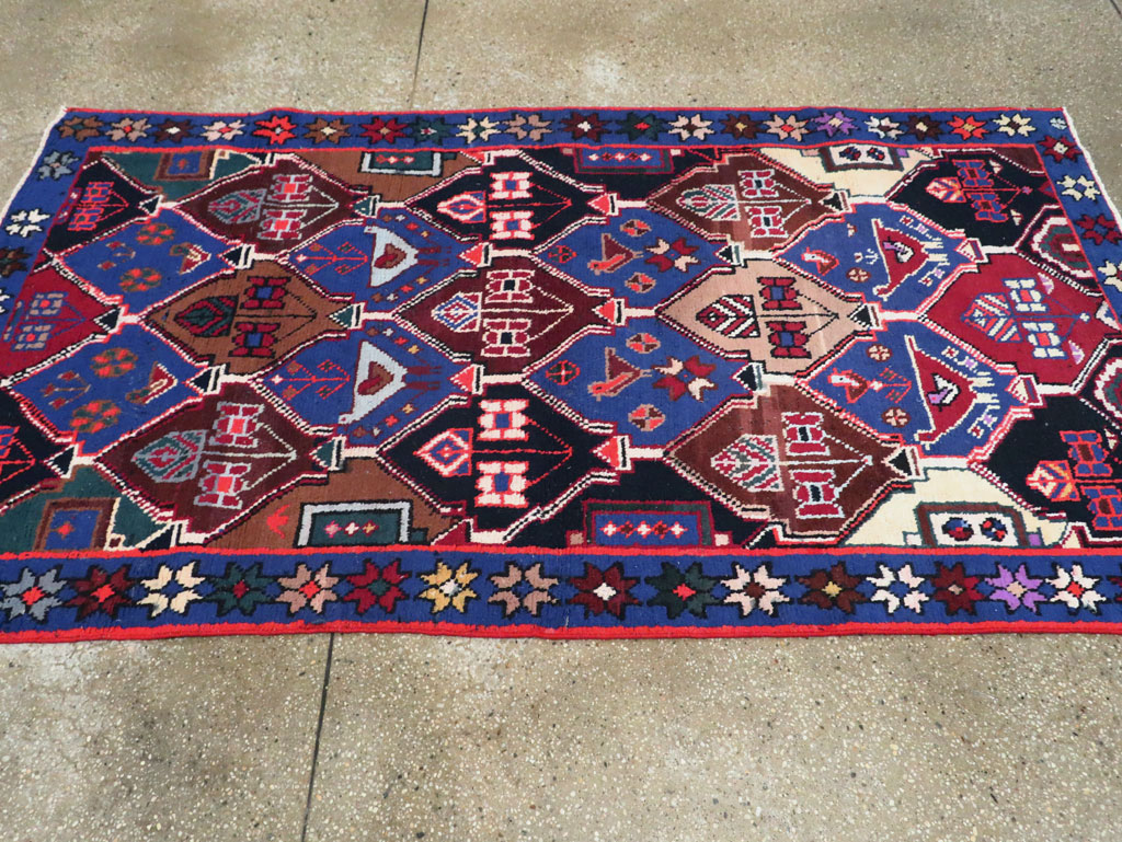 Vintage Persian Hamadan Rug, No.27436 - Gsblank