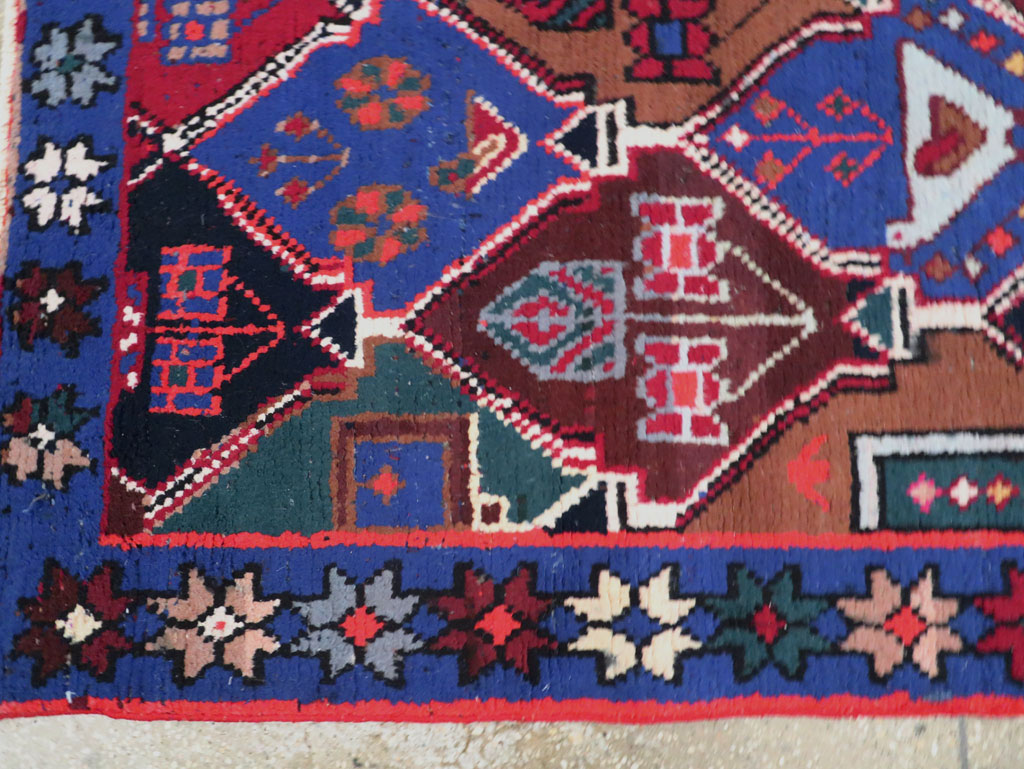 Vintage Persian Hamadan Rug, No.27436 - Gsblank