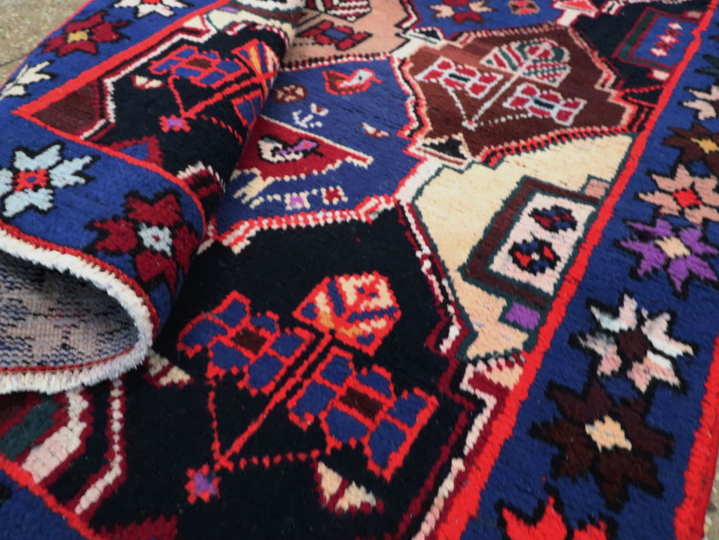 Vintage Persian Hamadan Rug, No.27436 - Gsblank