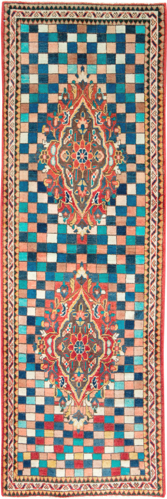 Vintage Persian Mahal Rug, No.27438 - Gsblank