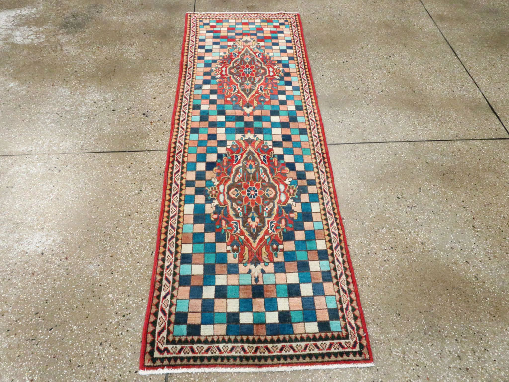 Vintage Persian Mahal Rug, No.27438 - Gsblank