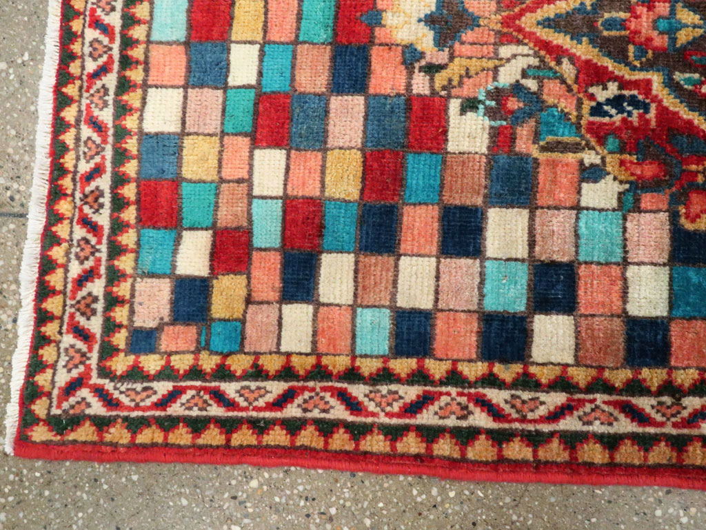 Vintage Persian Mahal Rug, No.27438 - Gsblank