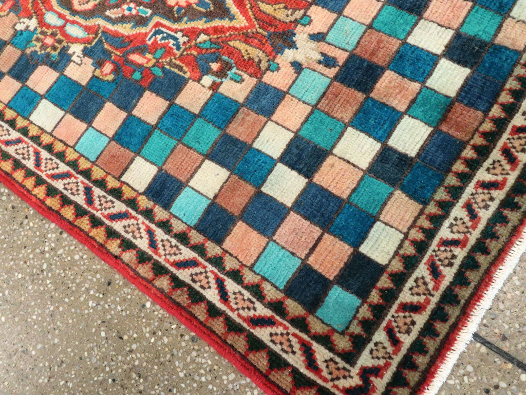 Vintage Persian Mahal Rug, No.27438 - Gsblank