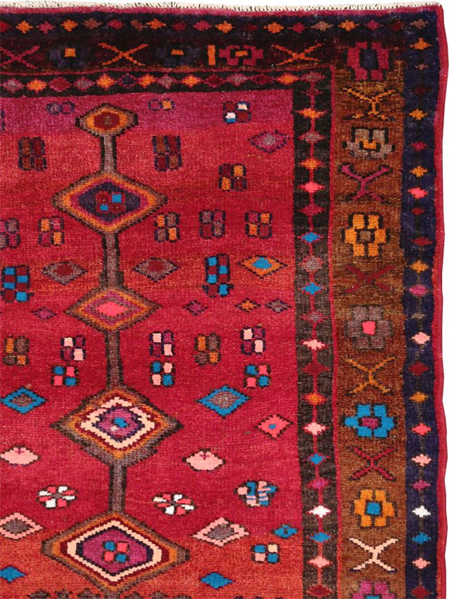 Vintage Persian Hamadan Rug, No.27443 - Gsblank