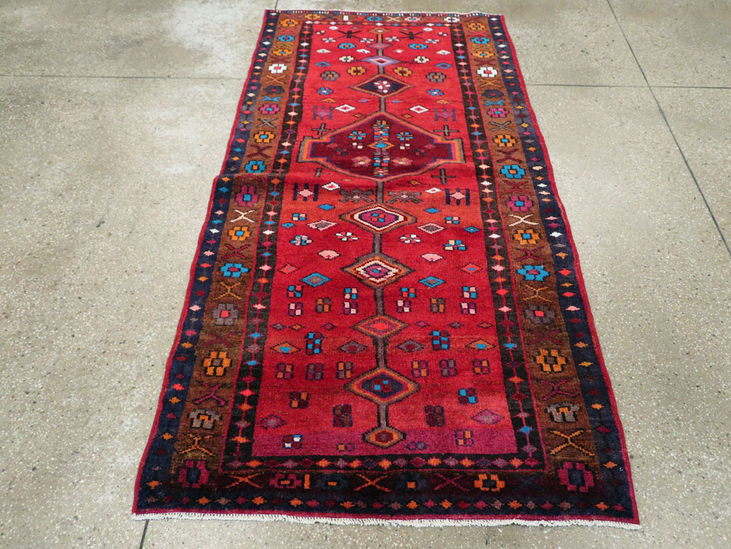 Vintage Persian Hamadan Rug, No.27443 - Gsblank