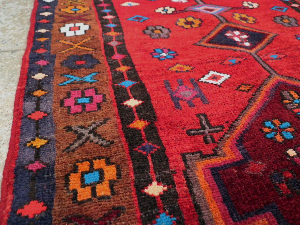 Vintage Persian Hamadan Rug, No.27443 - Gsblank