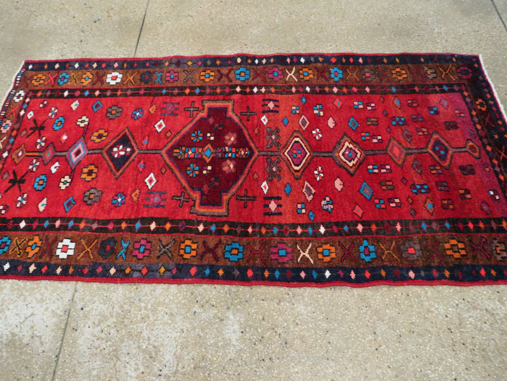 Vintage Persian Hamadan Rug, No.27443 - Gsblank