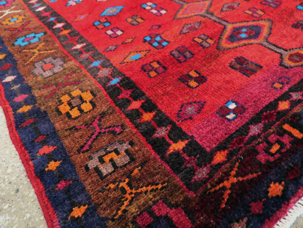 Vintage Persian Hamadan Rug, No.27443 - Gsblank