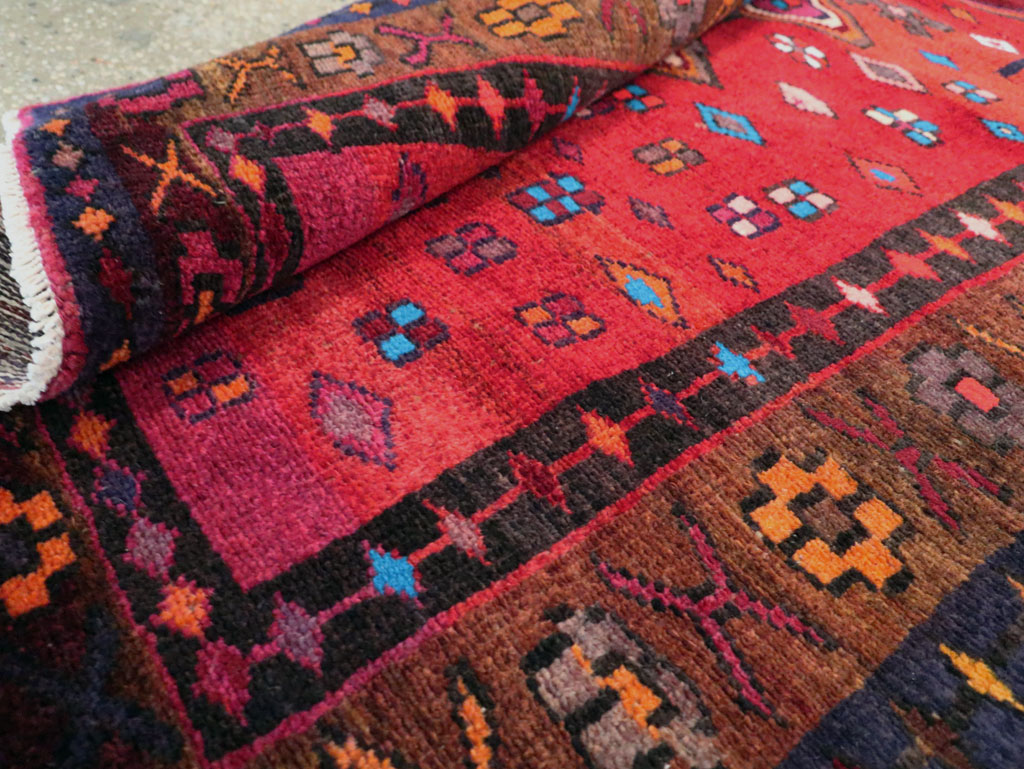 Vintage Persian Hamadan Rug, No.27443 - Gsblank