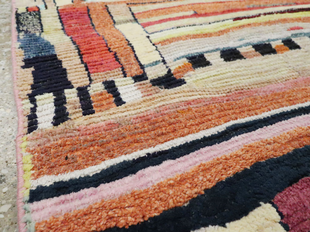 Vintage Persian Gabbeh Rug, No.27445 - Gsblank