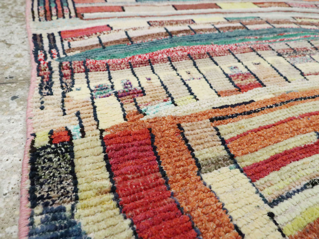 Vintage Persian Gabbeh Rug, No.27445 - Gsblank