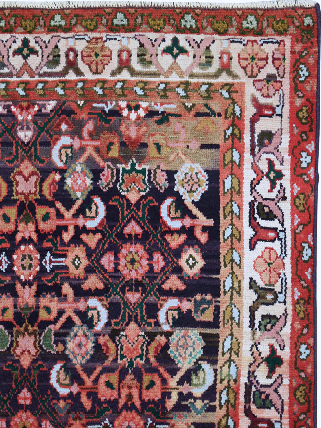 Vintage Persian Hamadan Rug, No.27446 - Gsblank