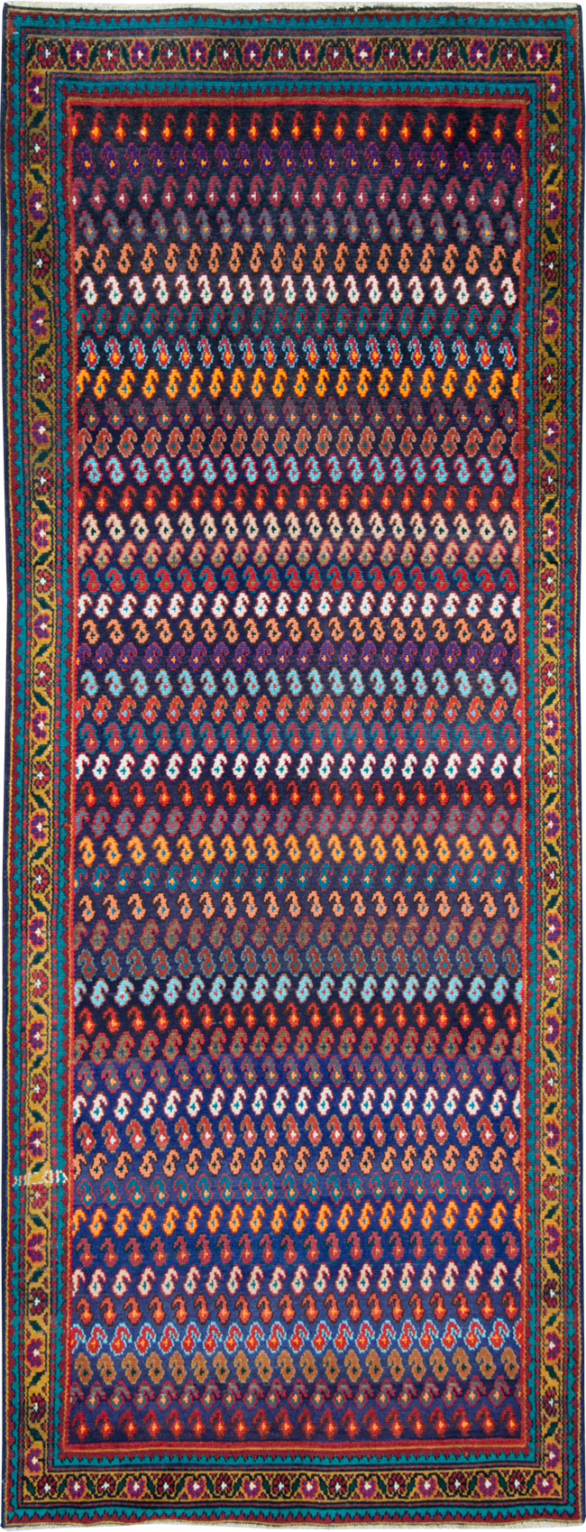 Vintage Persian Hamadan Runner, No.27455 - Gsblank