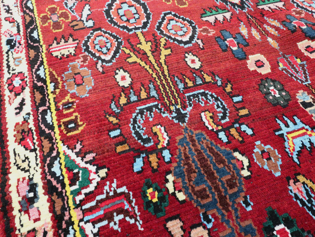 Vintage Persian Hamadan Rug, No.27458 - Gsblank