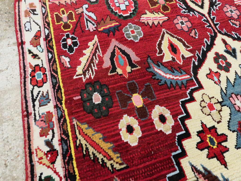 Vintage Persian Hamadan Rug, No.27458 - Gsblank