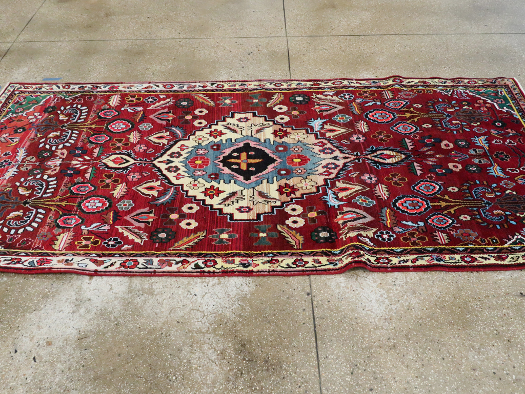 Vintage Persian Hamadan Rug, No.27458 - Gsblank