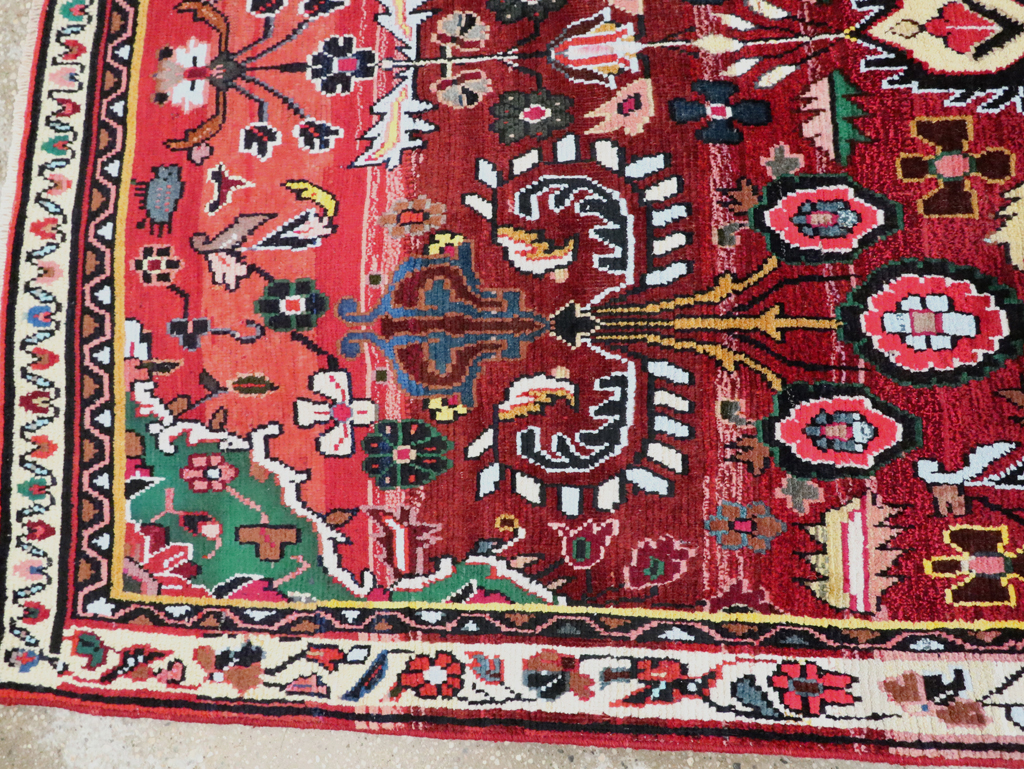 Vintage Persian Hamadan Rug, No.27458 - Gsblank