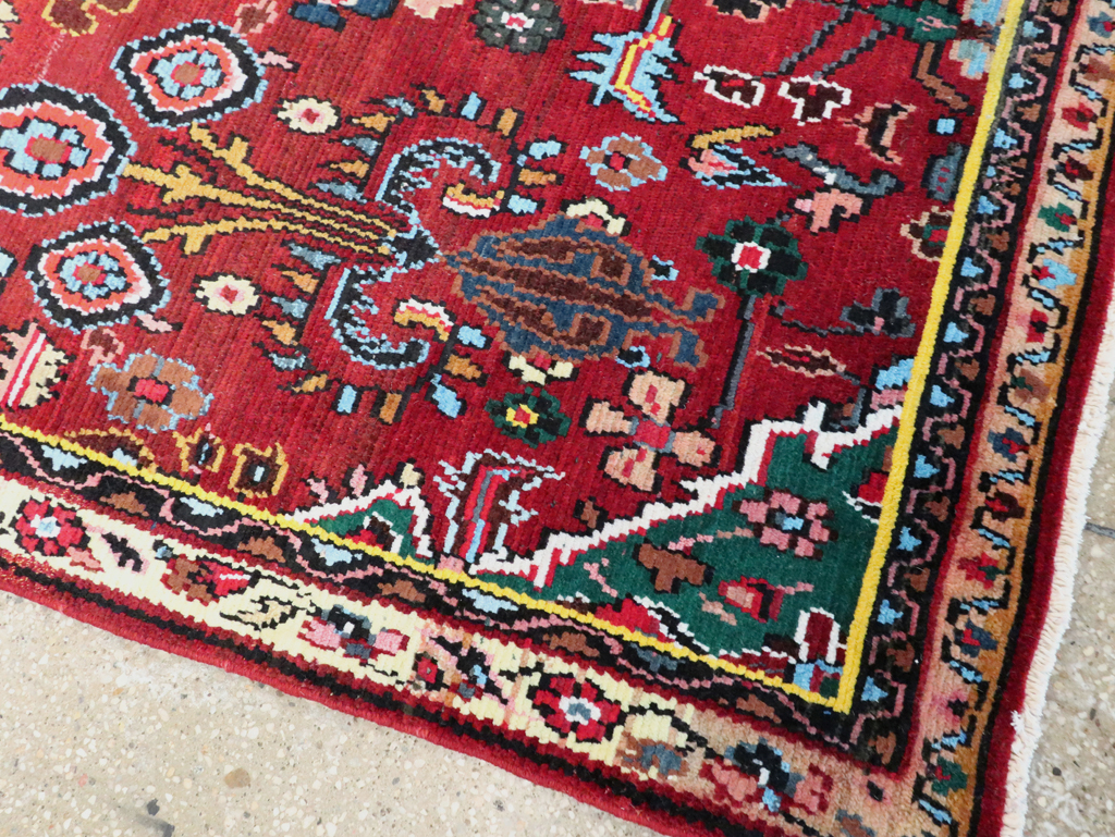 Vintage Persian Hamadan Rug, No.27458 - Gsblank