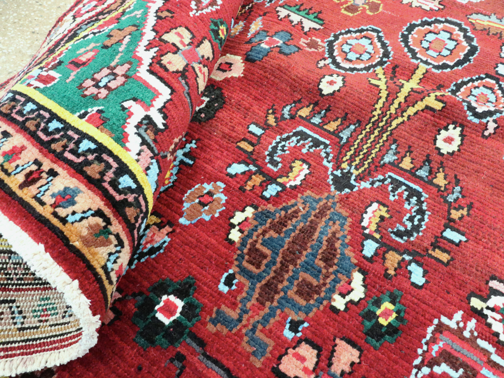 Vintage Persian Hamadan Rug, No.27458 - Gsblank