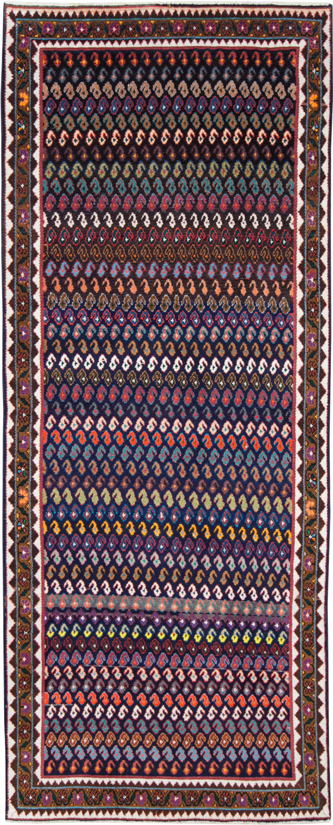 Vintage Persian Hamadan Runner, No.27462 - Gsblank