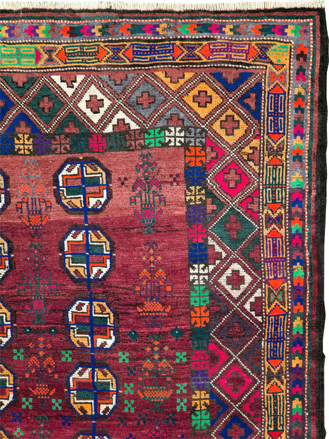 Vintage Persian Baluch Rug, No.27463 - Gsblank