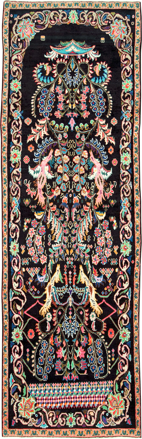 Vintage Persian Hamadan Rug, No.27465 - Gsblank