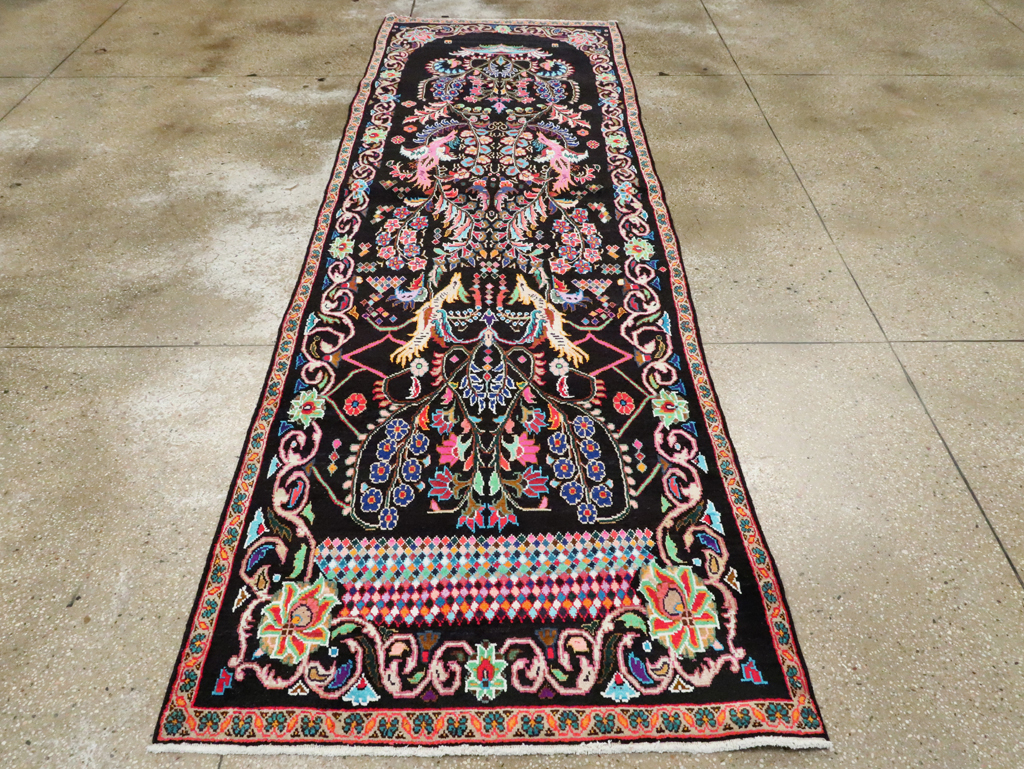 Vintage Persian Hamadan Rug, No.27465 - Gsblank