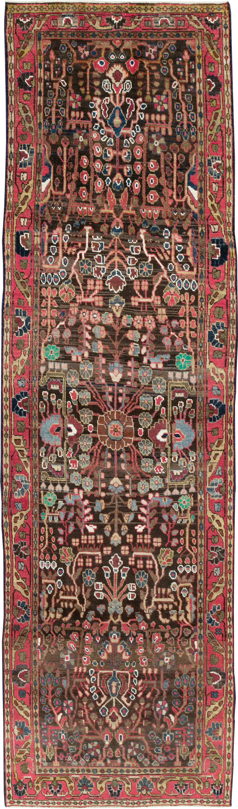 Vintage Persian Hamadan Rug, No.27466 - Gsblank