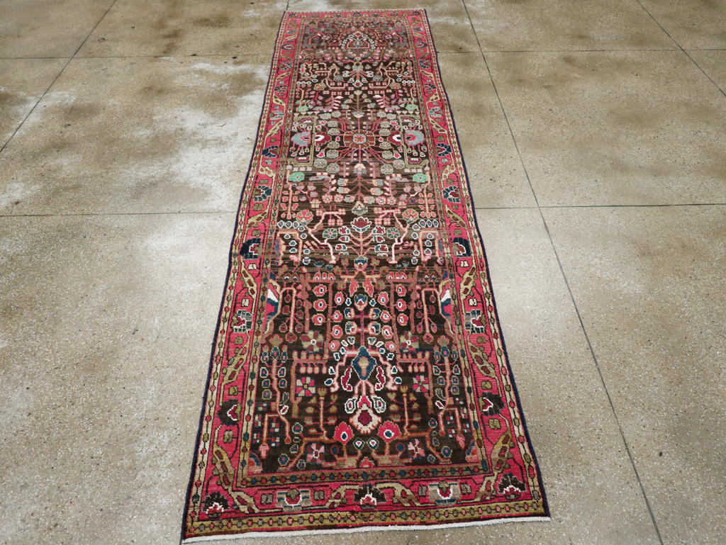 Vintage Persian Hamadan Rug, No.27466 - Gsblank