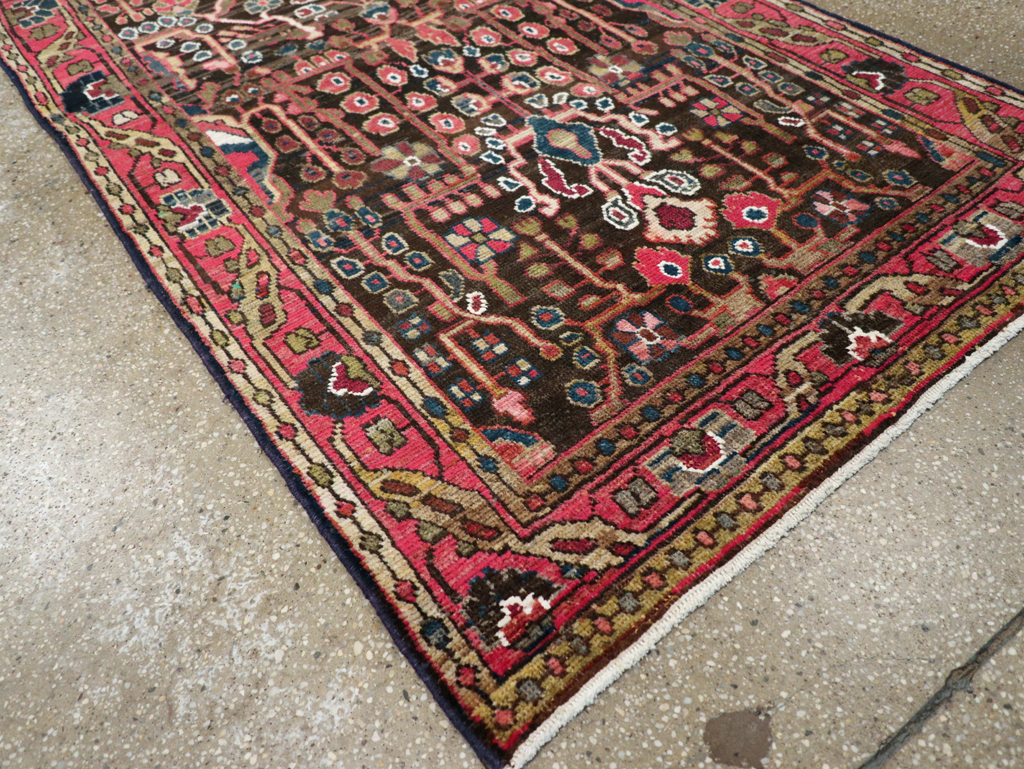 Vintage Persian Hamadan Rug, No.27466 - Gsblank