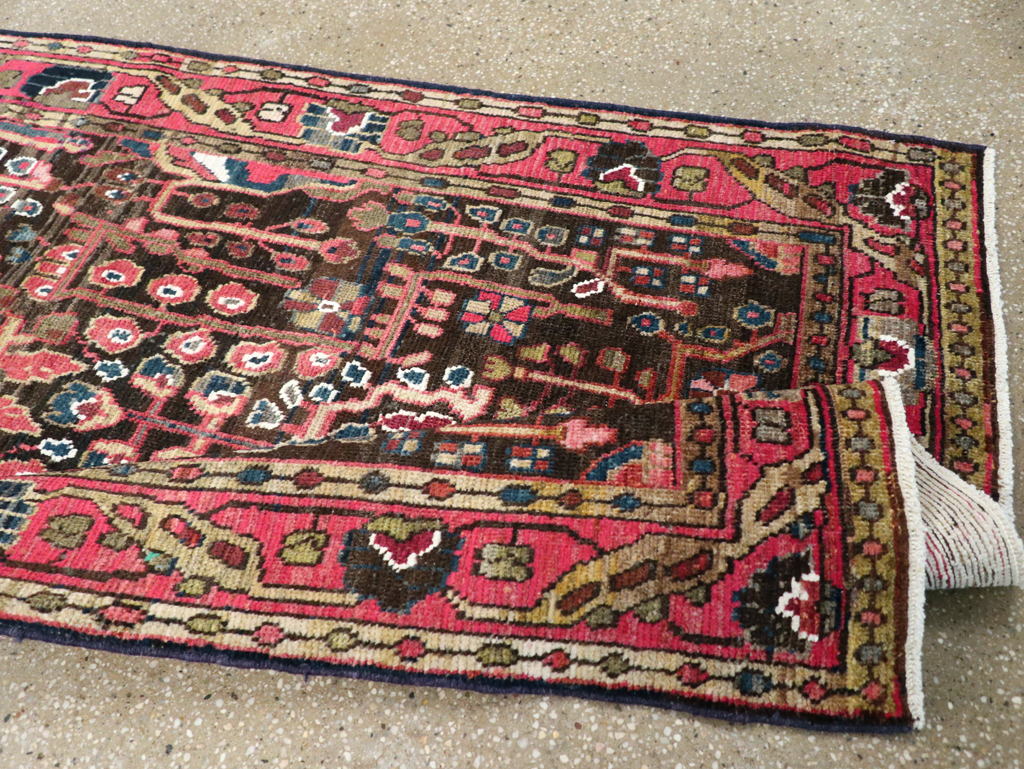 Vintage Persian Hamadan Rug, No.27466 - Gsblank