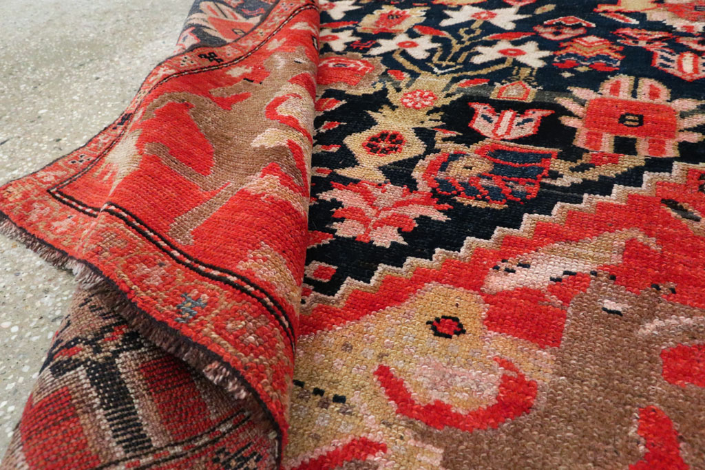 Antique Persian Kurdish Pictorial Rug, No.27470 - Gsblank