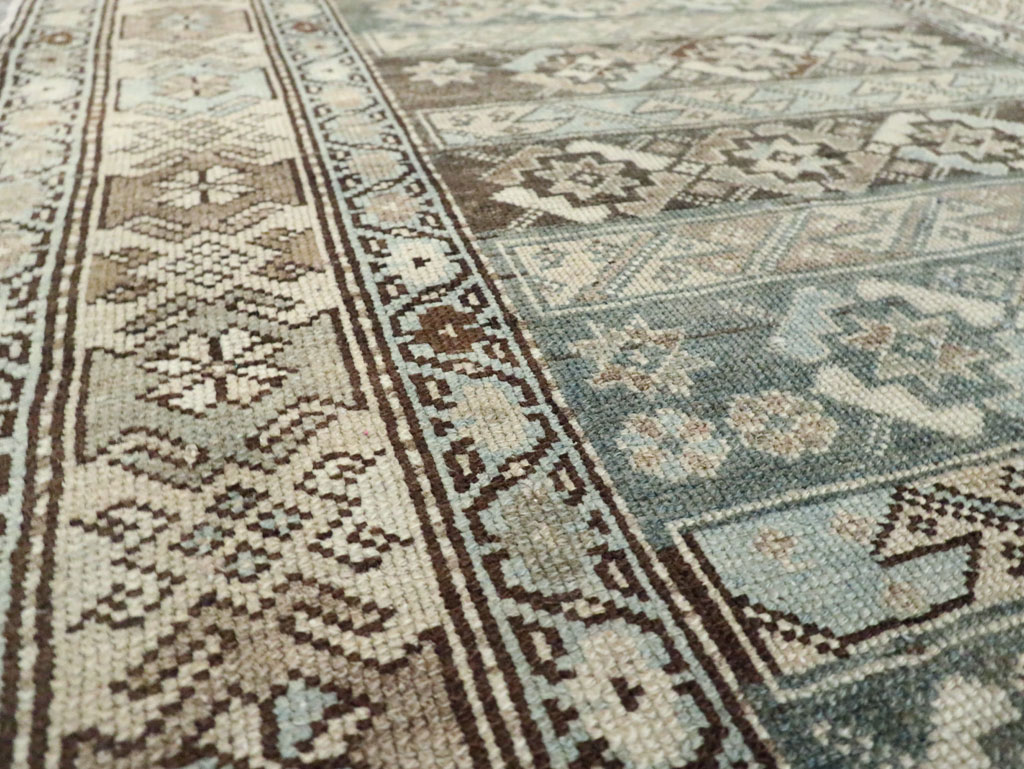 Vintage Persian Malayer Accent Rug, No.27483 - Gsblank